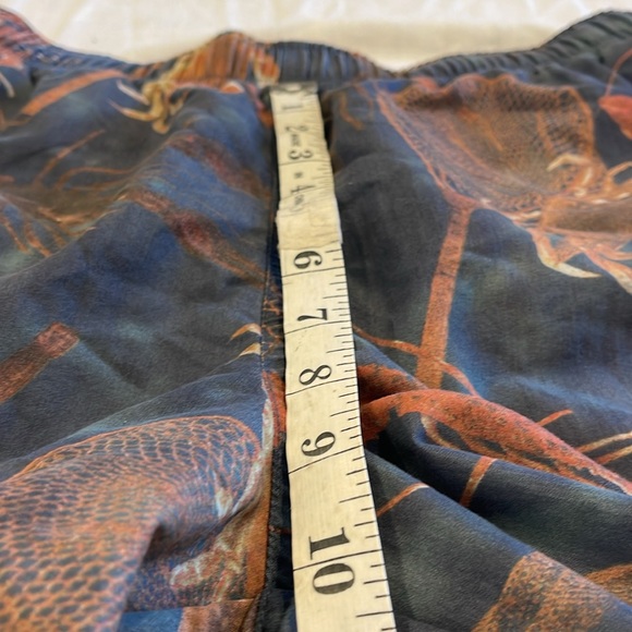 714 VINTAGE Ralph Lauren Polo classic Sport Blue Nylon Drawstring Shorts Size M - Picture 5 of 13